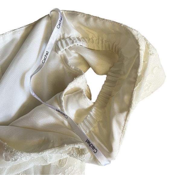 Cachet Chadwick’s Ivory Lace Classic Wedding Gown Dress Size 4 NWT - Picture 7 of 9